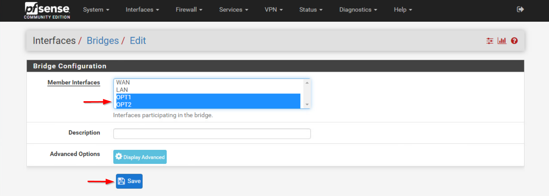 How to Enable LAN Bridge with pfSense® Tinone 71